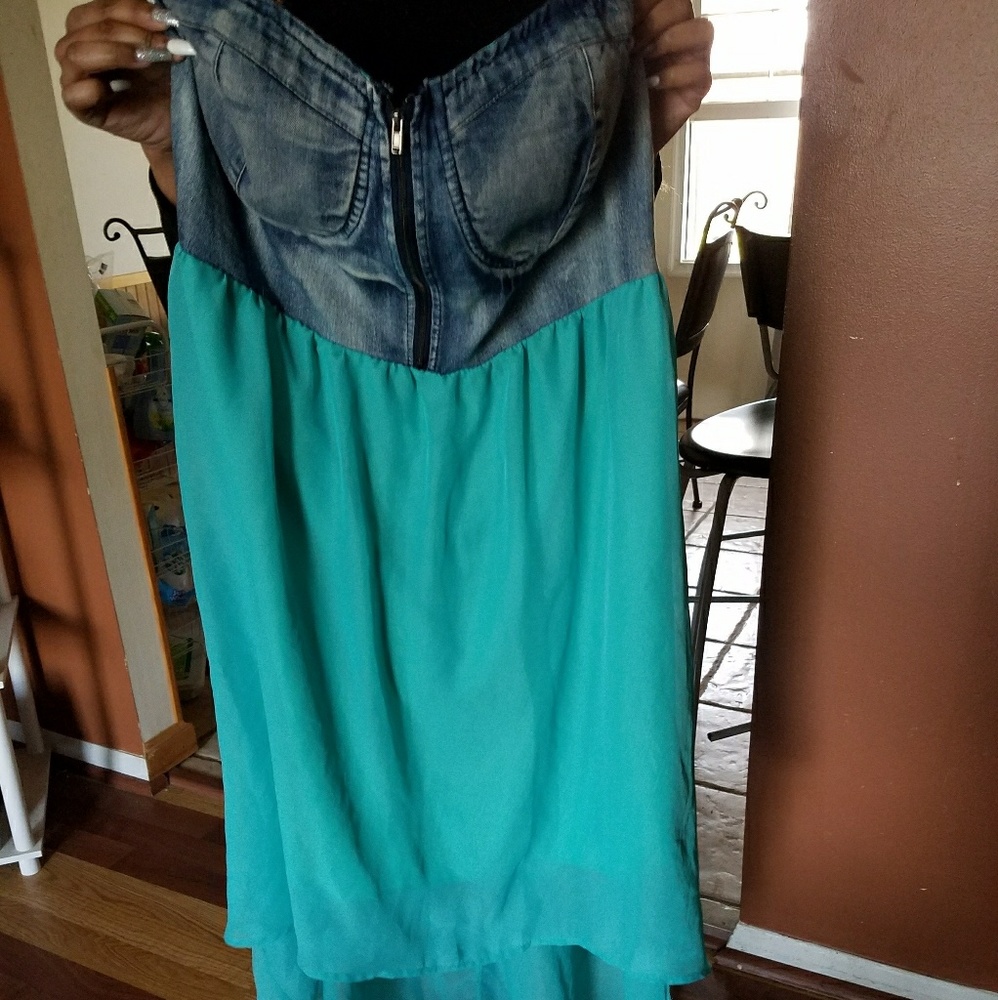 Brand New High-low Summer Strapless Dress